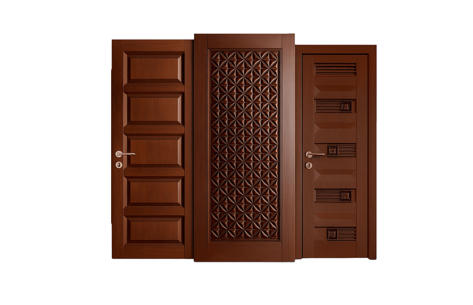 Solid-wood custom doors